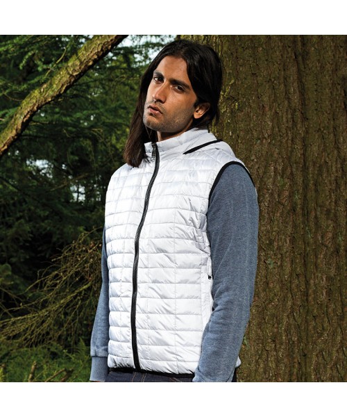 Plain Honeycomb hooded gilet 2786 Outer: 36gsm, Lining: 52gsm, Wadding: 250 GSM